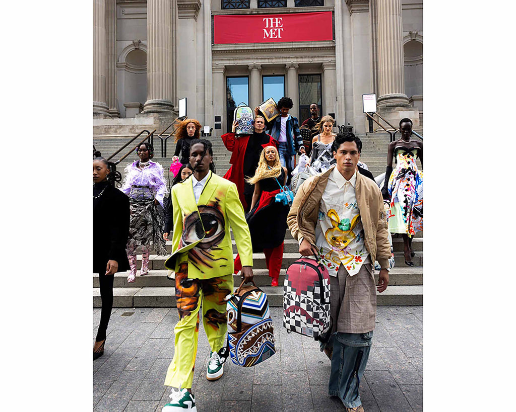 The Met Inca Checkboard Backpack