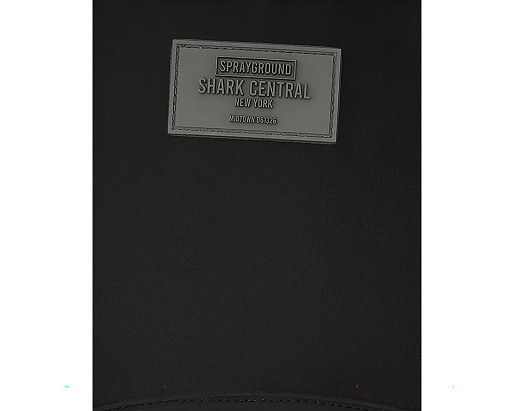 SHARK CENTRAL NYLON BLACK BACKPACK
