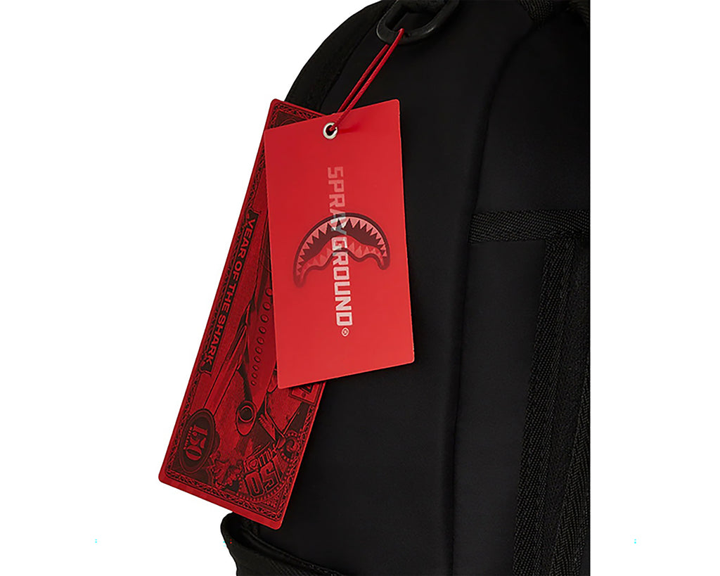 SHARK CENTRAL NYLON BLACK BACKPACK