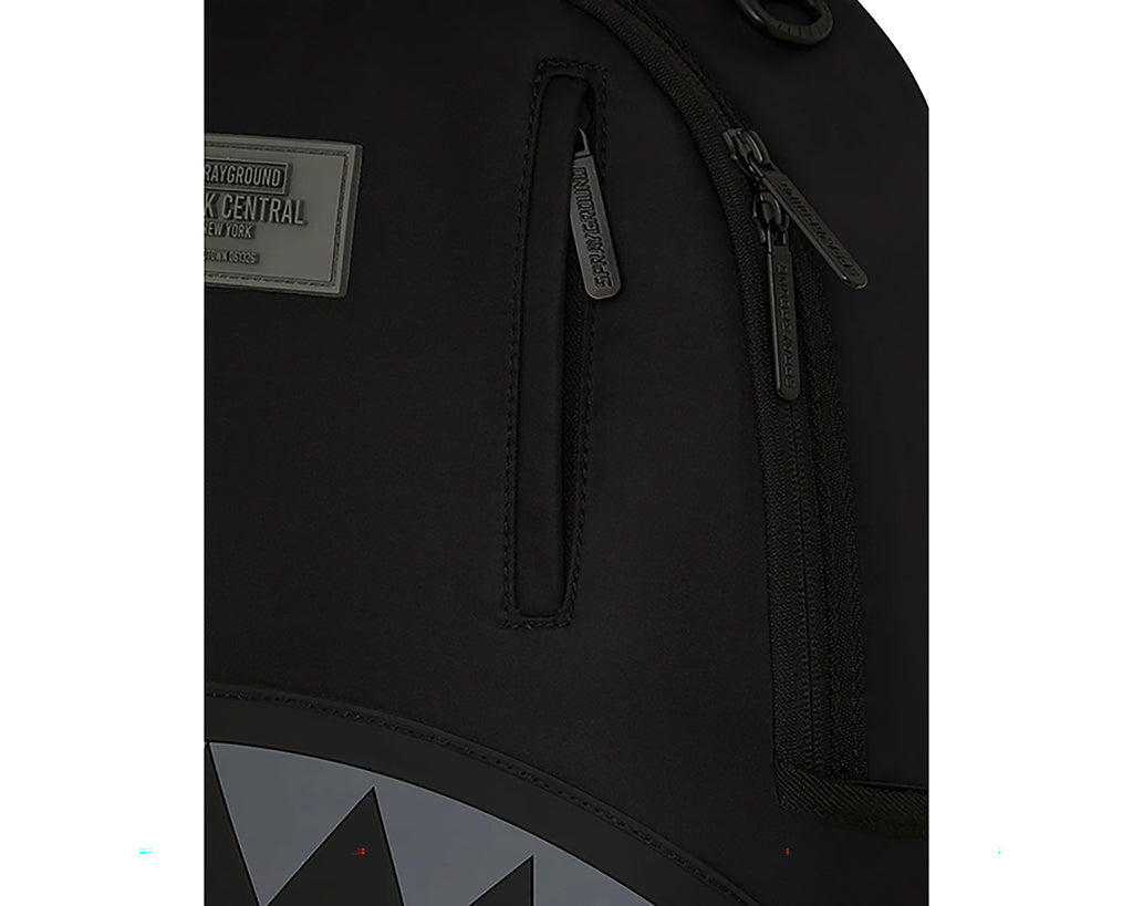 SHARK CENTRAL NYLON BLACK BACKPACK