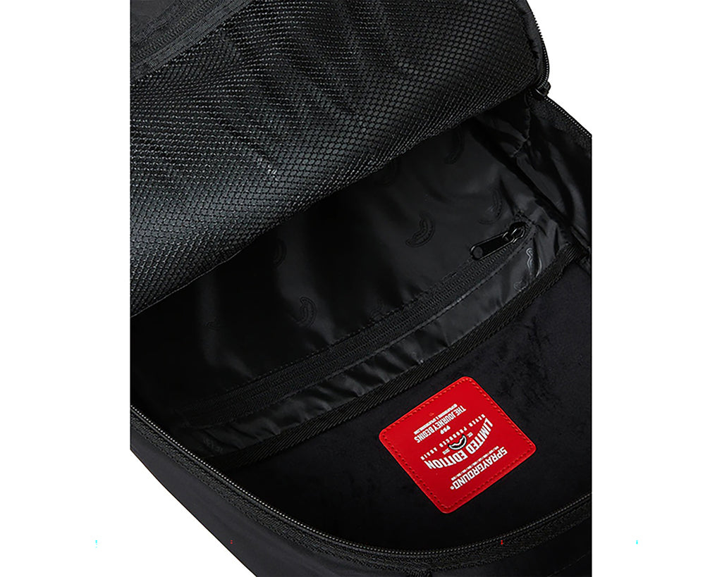 SHARK CENTRAL NYLON BLACK BACKPACK