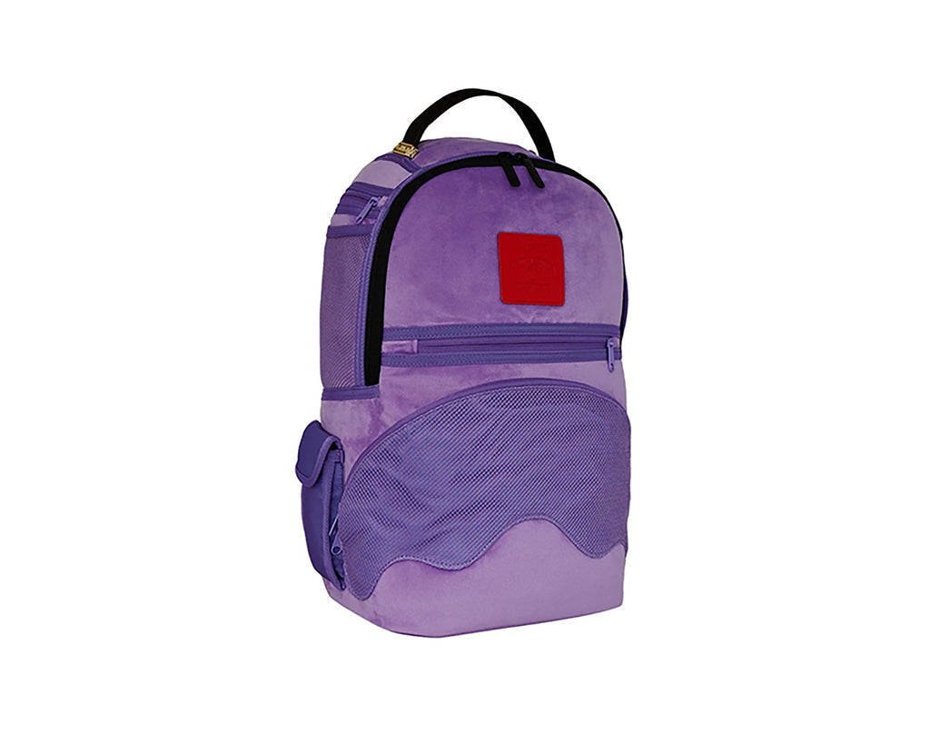 NOOO WAY!!! A REVERSIBLE BACKPACK - PURPLE VELOUR TO OG SHARKS IN PARIS BACKPACK