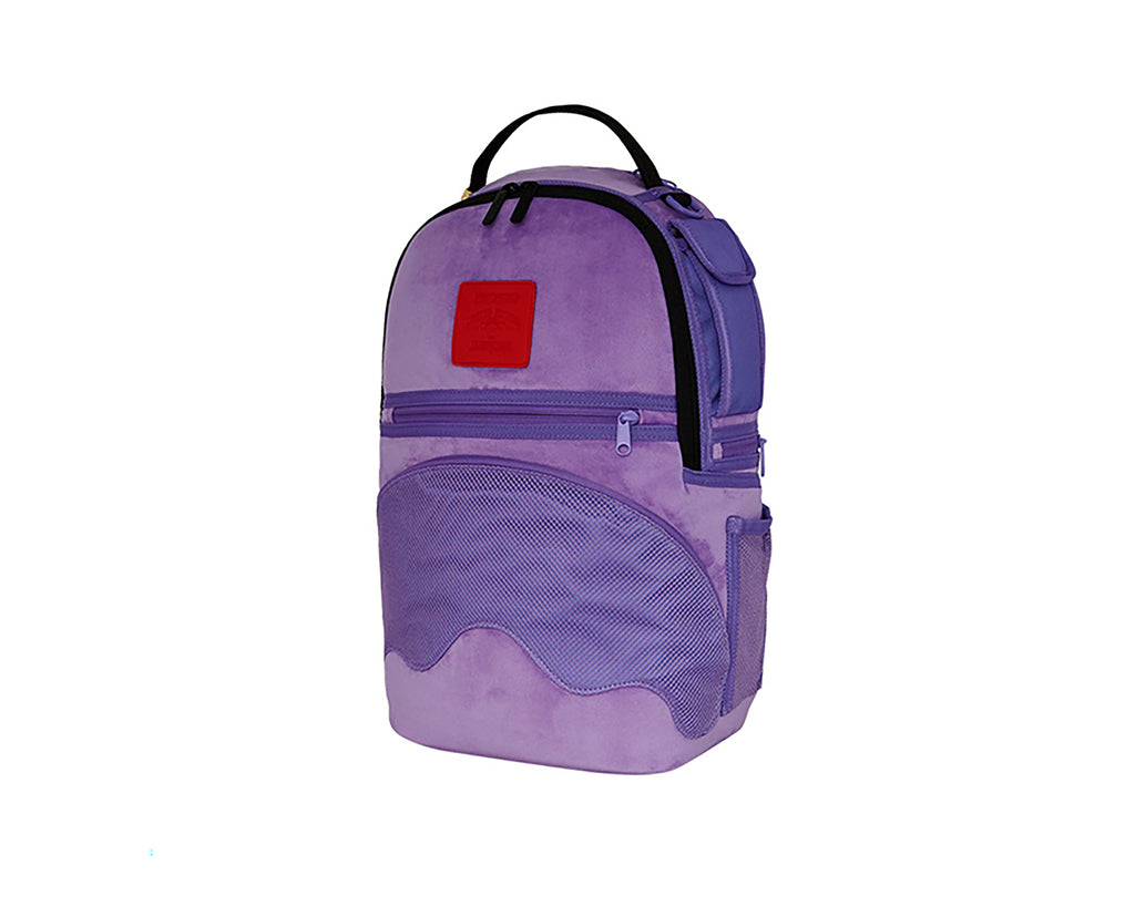 NOOO WAY!!! A REVERSIBLE BACKPACK - PURPLE VELOUR TO OG SHARKS IN PARIS BACKPACK