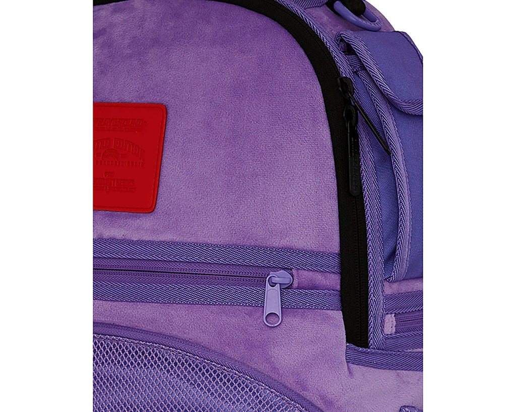 NOOO WAY!!! A REVERSIBLE BACKPACK - PURPLE VELOUR TO OG SHARKS IN PARIS BACKPACK