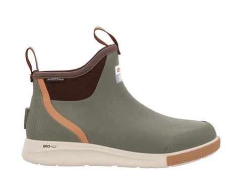 Men`s Ice Fleece Lined Rubber Ankle Deck Boot