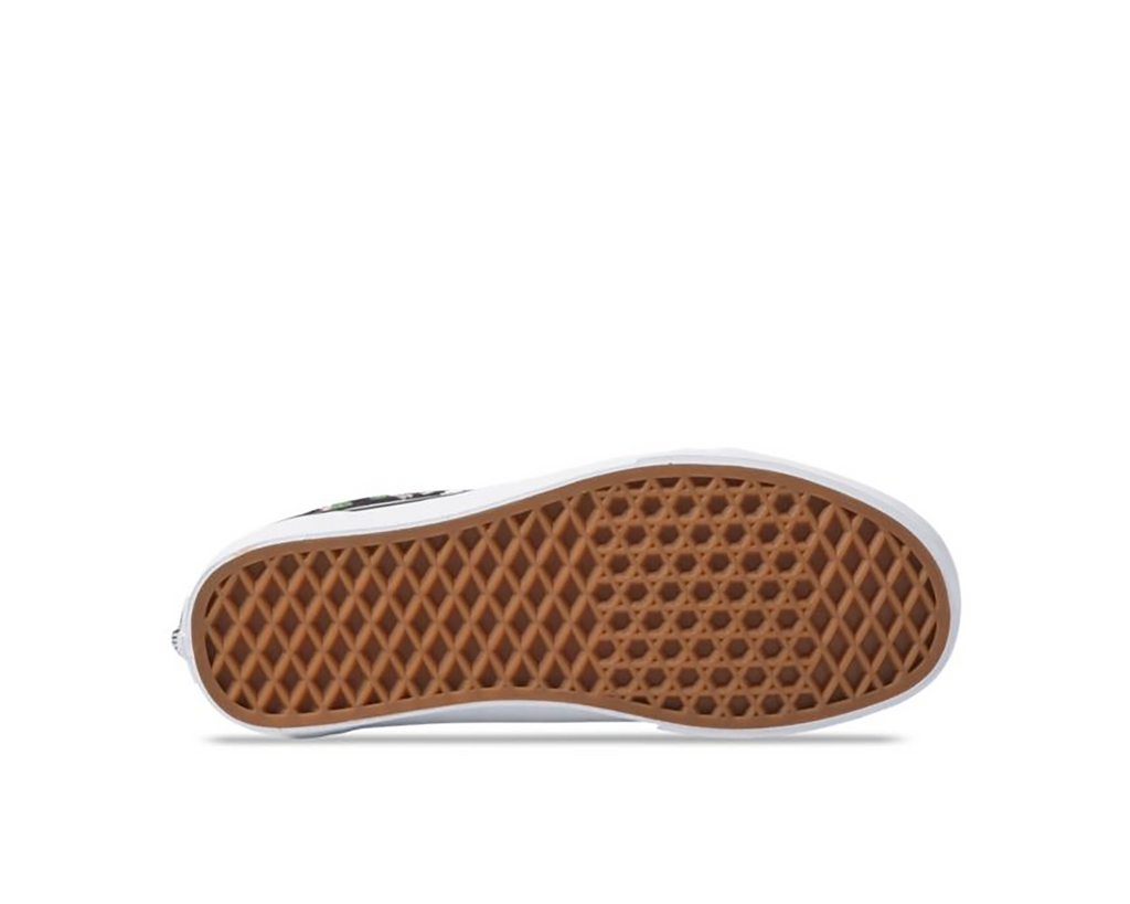 GARDEN FLORAL BLACK TRUE WHITE