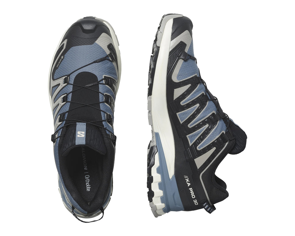 Amazon.com | Salomon Men's XA Pro 3D V9 Gore-TEX Sneaker,  Black/Phantom/Pewter, 7.5 Wide | Trail Running