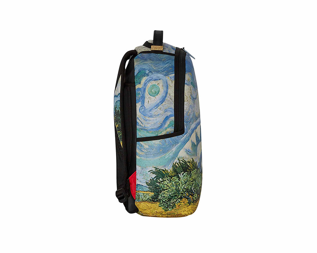 The Met Van Gogh Wheat Field with Cypresses Backpack Shoe Village