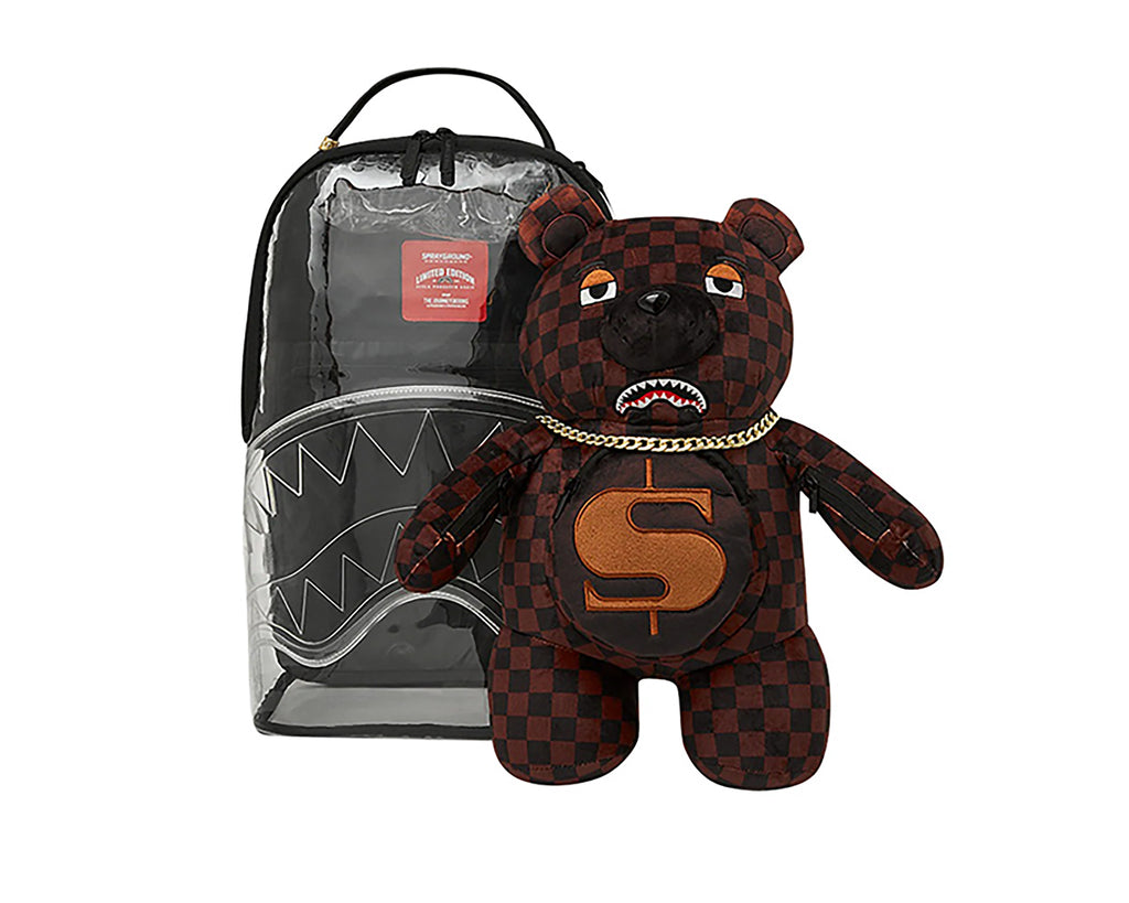 CLEAR BACKPACK - SHARKS IN PARIS BEAR