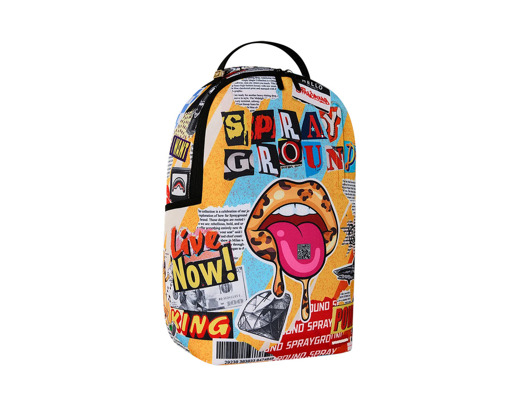 COLLAGE OF FUN BACKPACK