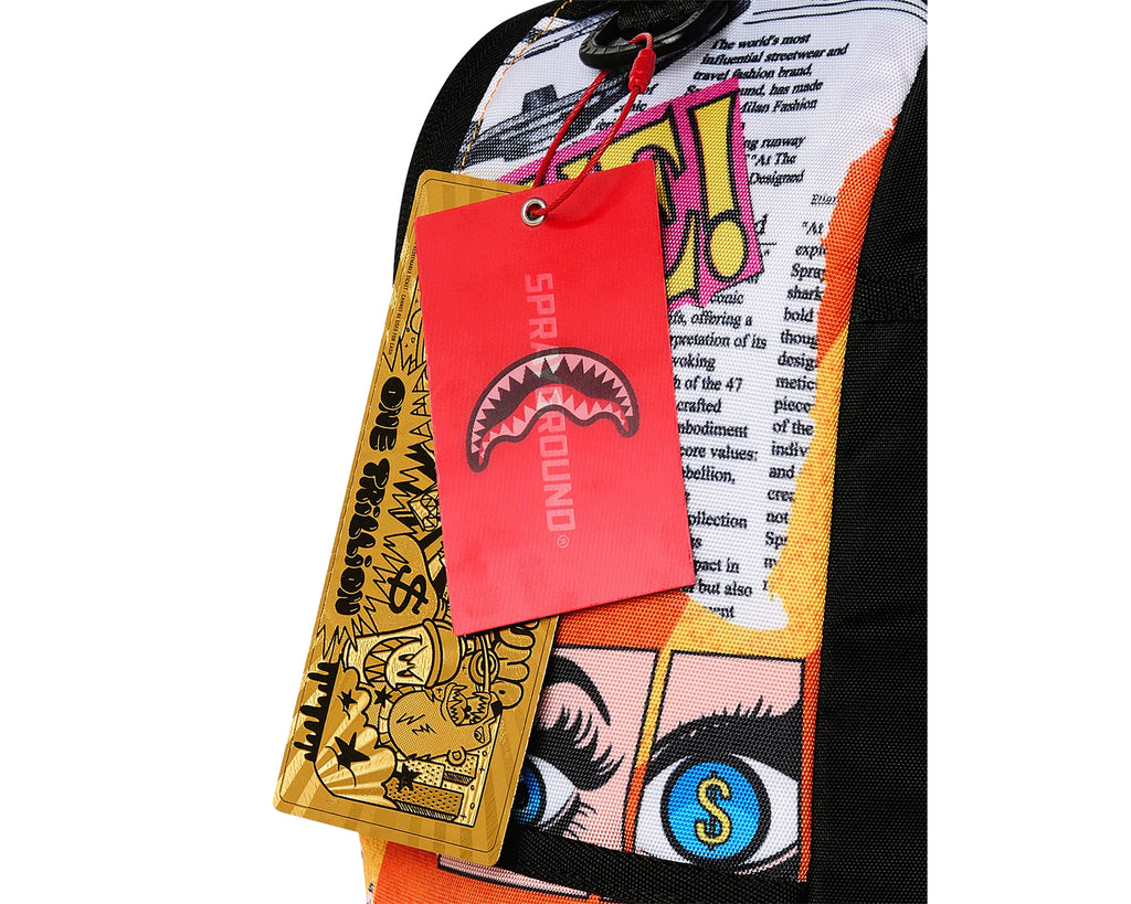 COLLAGE OF FUN BACKPACK