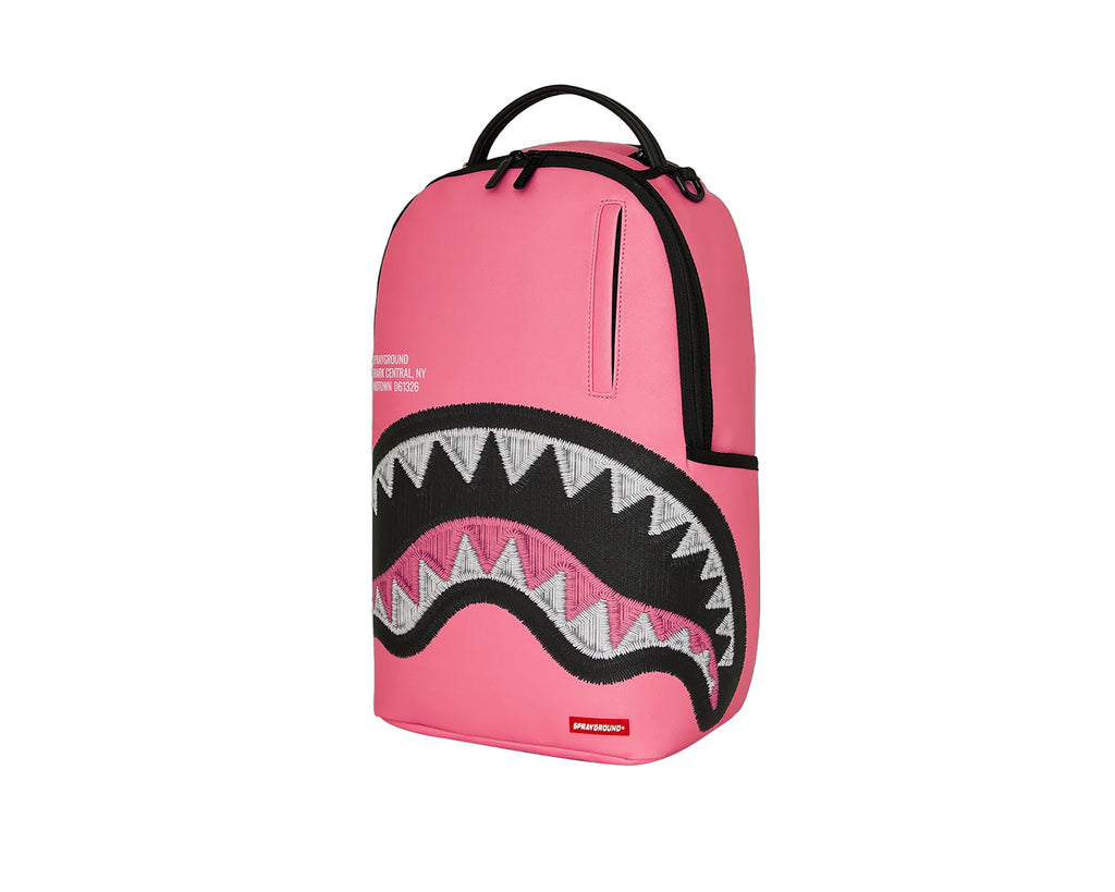 SHARK CENTRAL EMBROIDERED EFFECT BACKPACK