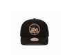 Men's Black New York Mets Neon Logo Pro Crown Snapback Hat