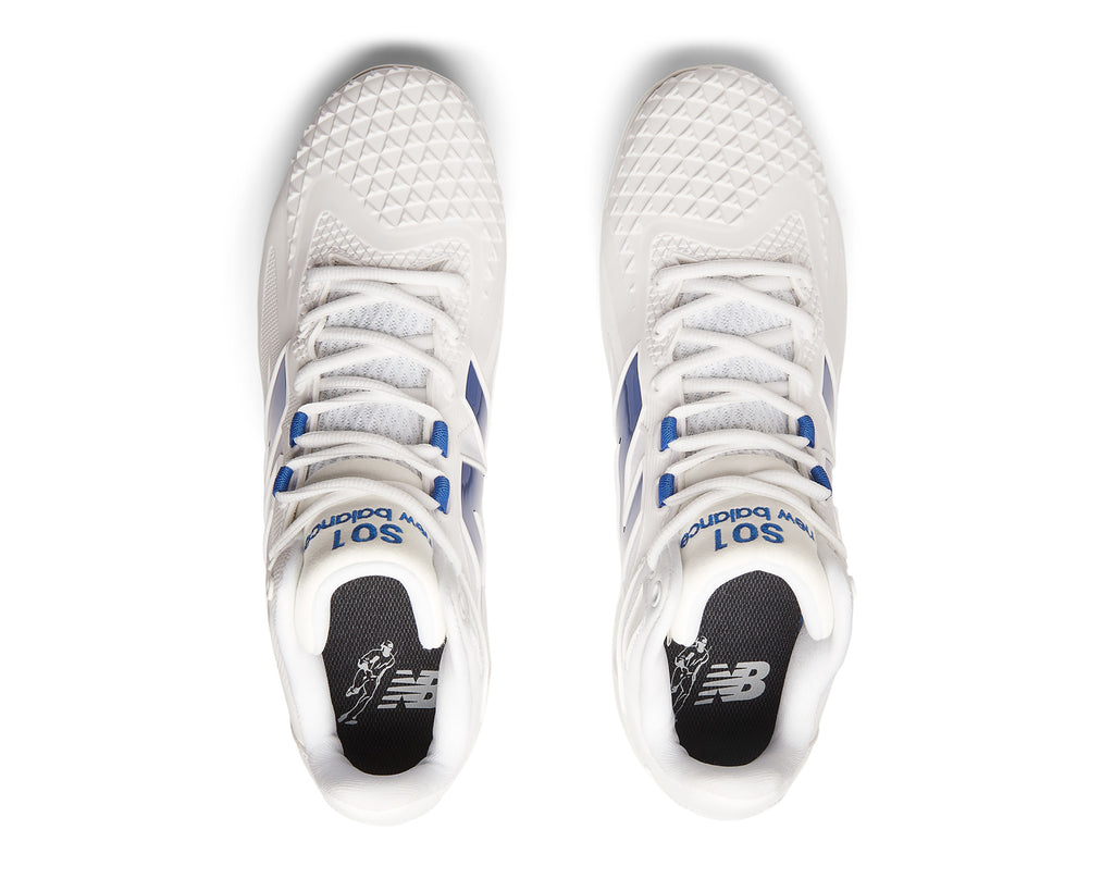 WHITE WITH ROYAL