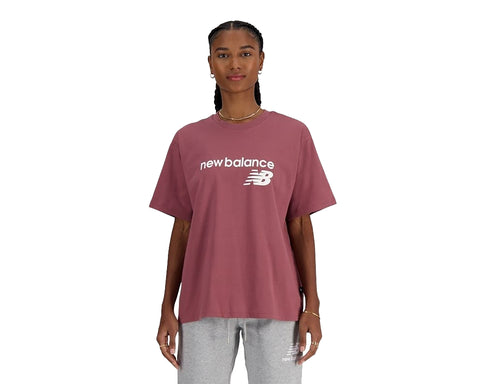 Womens NB Linear Heritage Jersey Oversized T Shirt