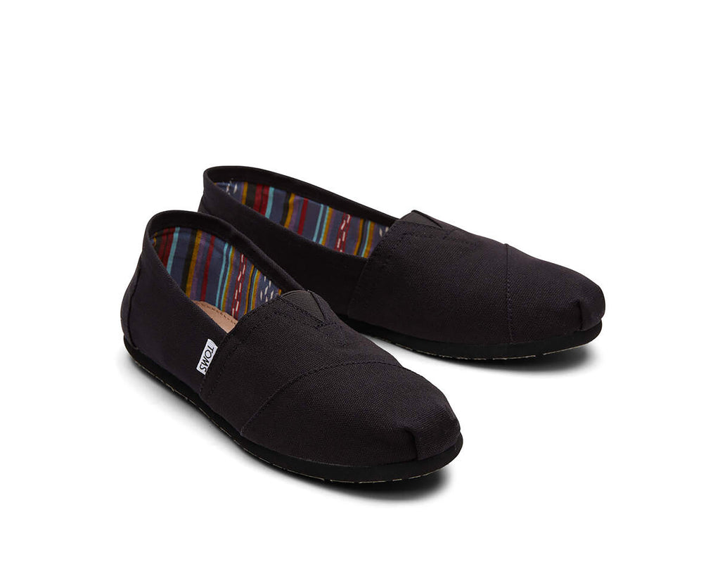 Toms canvas deals shoes womens