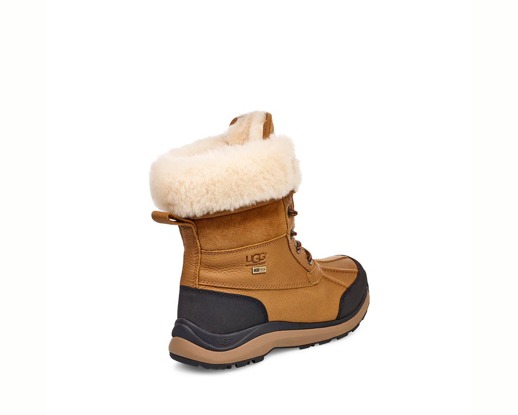 UGG Women s Adirondack III Faux Shearling Lined Leather Boots Chestnut Size 7.5