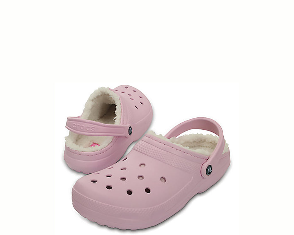 Ballerina pink 2025 fuzz lined crocs
