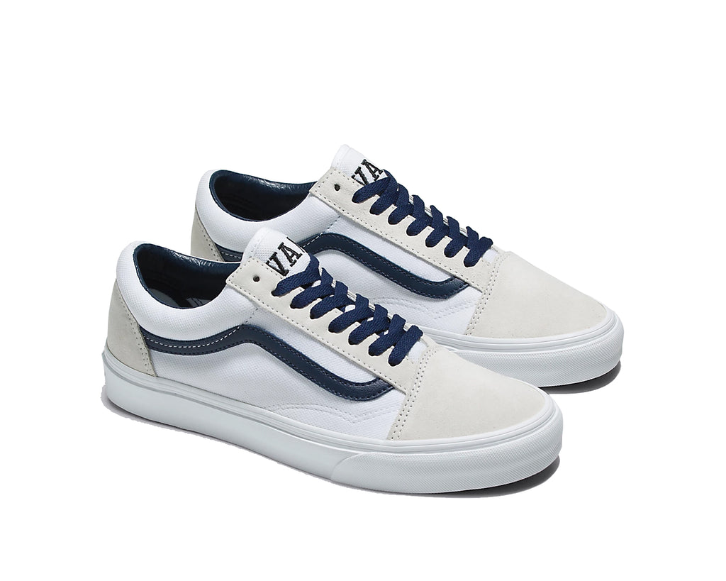Navy white old clearance skool vans