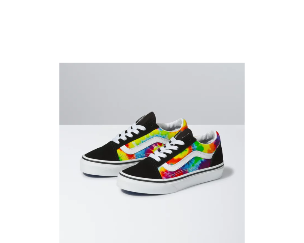 Tie dye sales old skool shoes