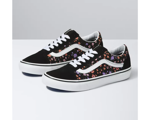 Tenis vans old skool lux floral new arrivals