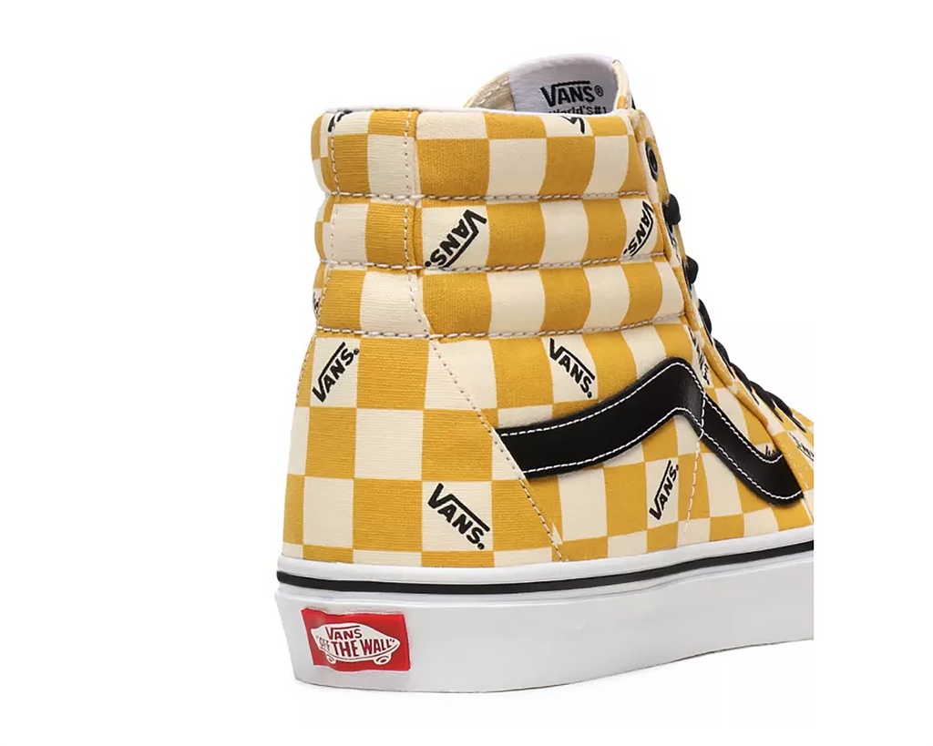 Vans sales yellow check