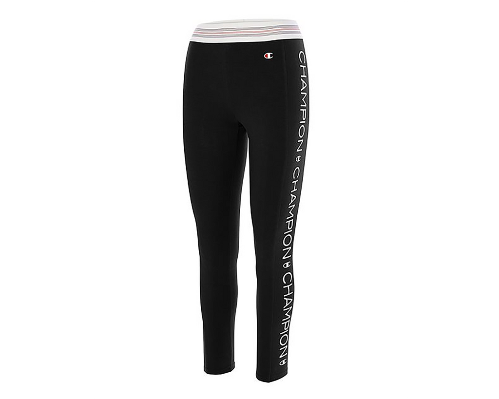 Champion Life Women s High Waist Tights Vertical Logo Shoe Village