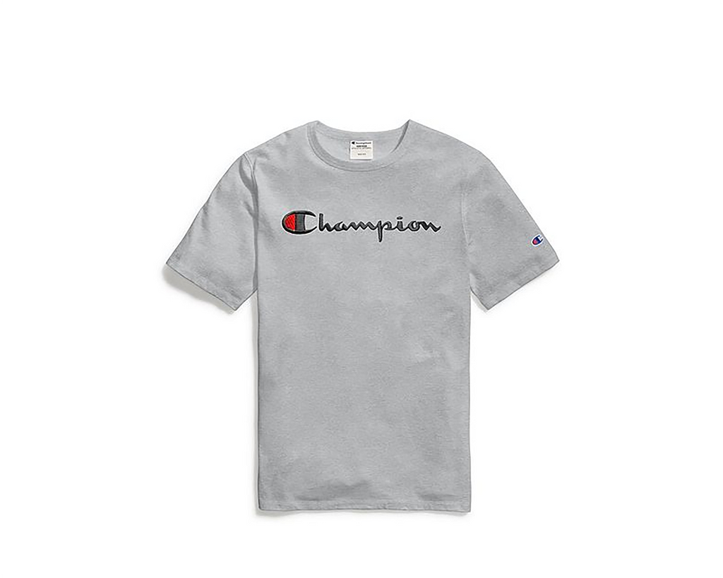 Champion Men s Heritage Script Tee White