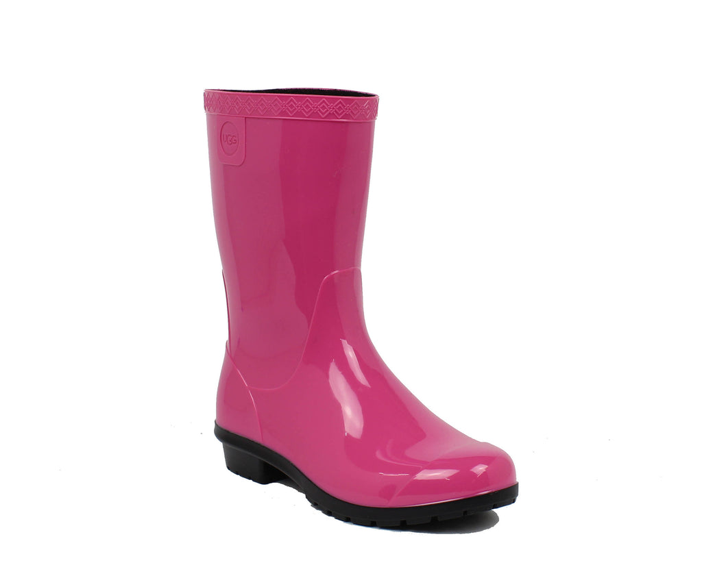 Pink ugg rain boots sales