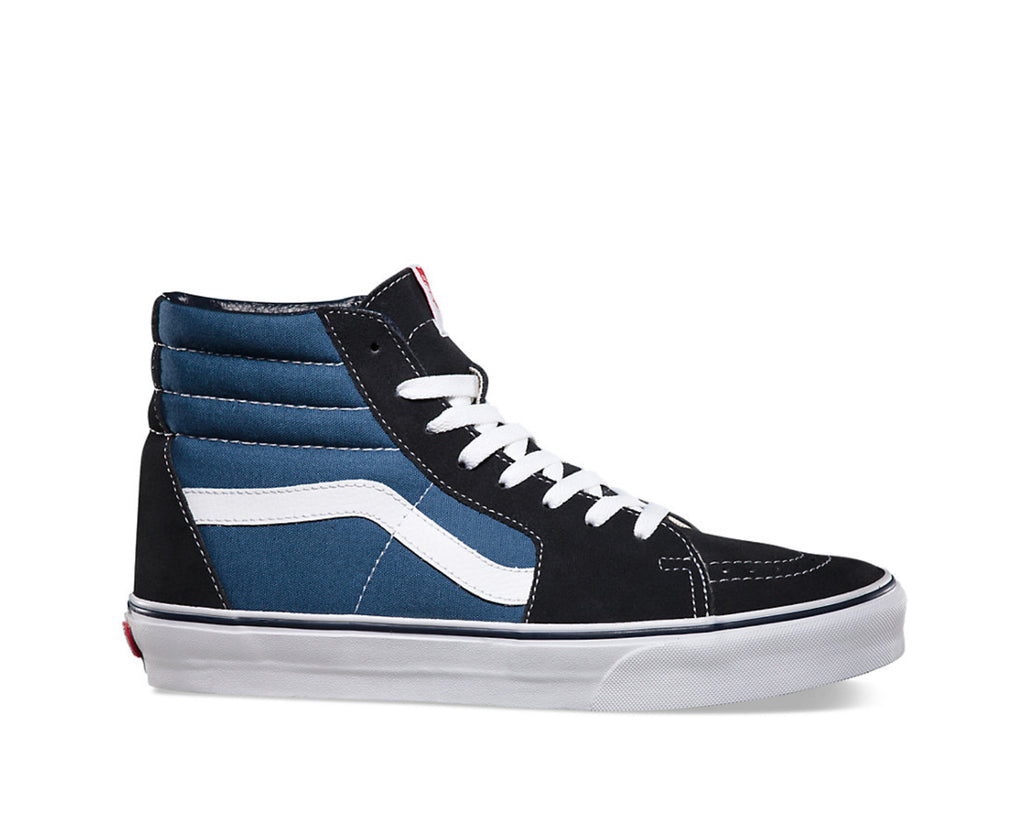 Vans navy blue old skool high top Clearance